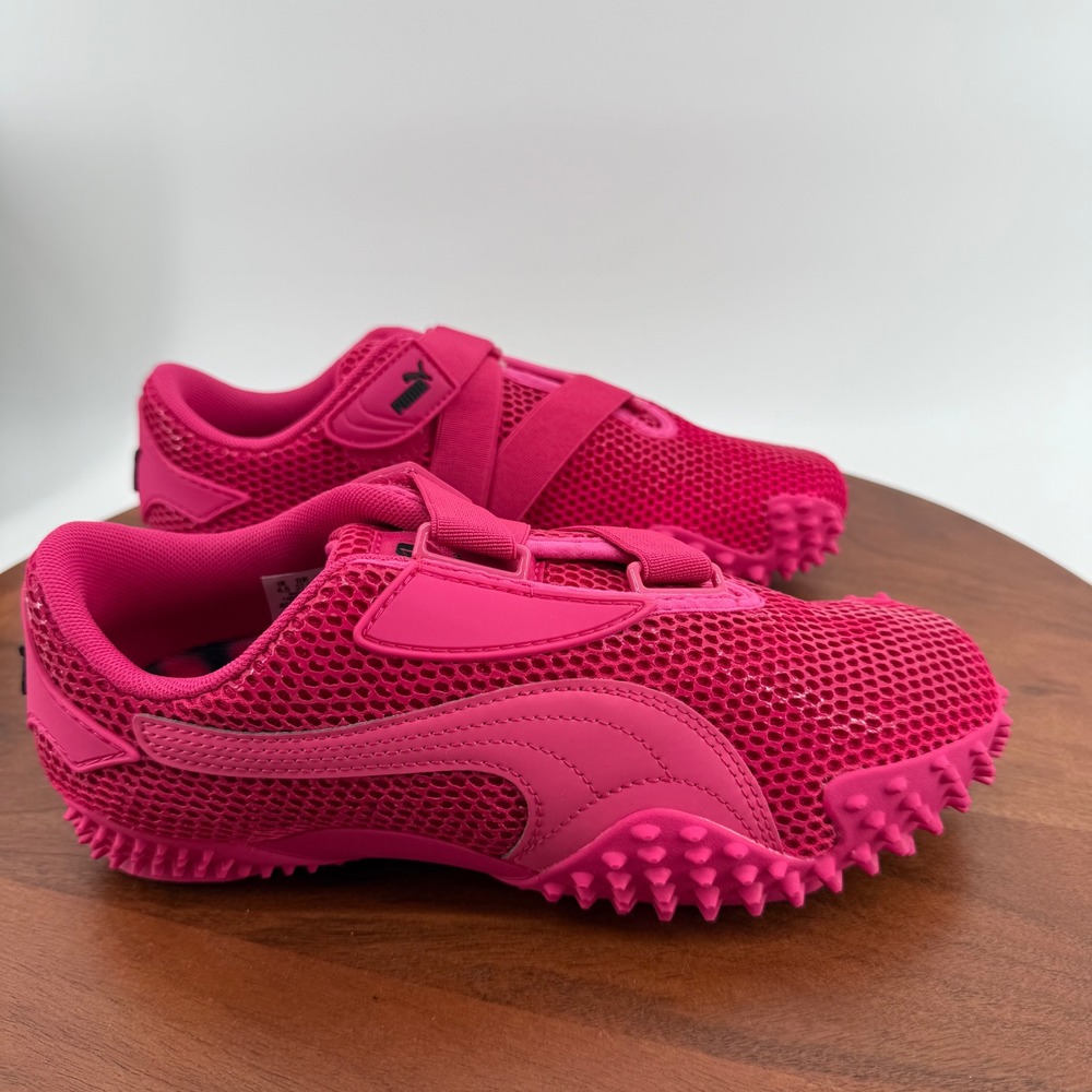 Puma Mostro Pink Mesh Spiked Sole Low Top Sneakers Y2K 405193-04 Women's Size 7